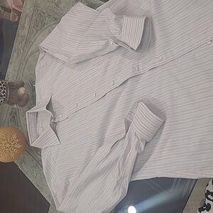 ERMENEGILDO ZEGNA MEN'S DRESS SHIRT  42 16.5